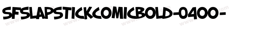 SfSlapstickComicBold-04Oo字体转换