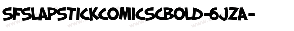 SfSlapstickComicScBold-6jZA字体转换