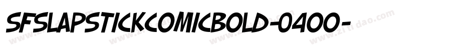 SfSlapstickComicBold-04Oo字体转换