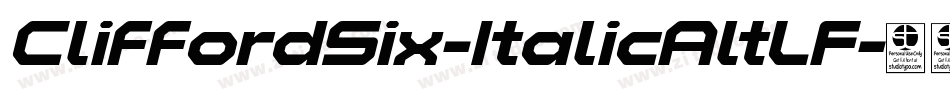 CliffordSix-ItalicAltLF字体转换