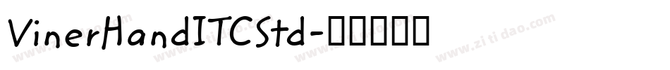 VinerHandITCStd字体转换
