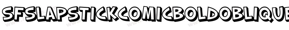 SfSlapstickComicBoldOblique-olgA字体转换