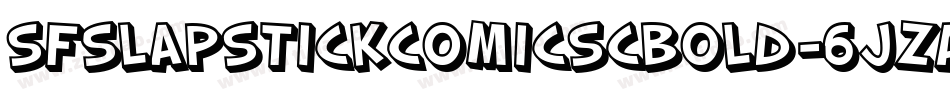 SfSlapstickComicScBold-6jZA字体转换