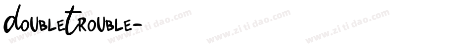 DoubleTrouble字体转换