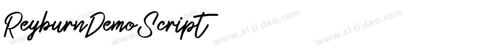 ReyburnDemoScript字体转换