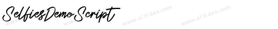 SelfiesDemoScript字体转换