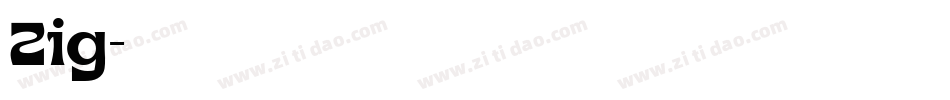 Zig字体转换