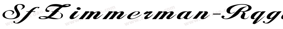 SfZimmerman-Rqgv字体转换