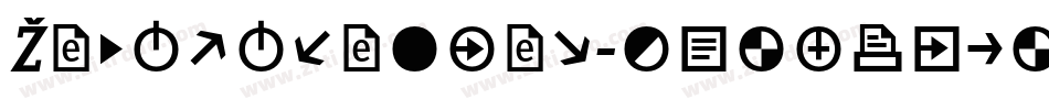 ZineSerifDis-BlackItalicTf字体转换