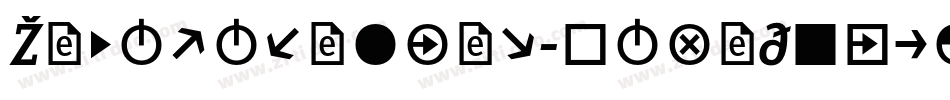 ZineSerifDis-MediumItalicTf字体转换