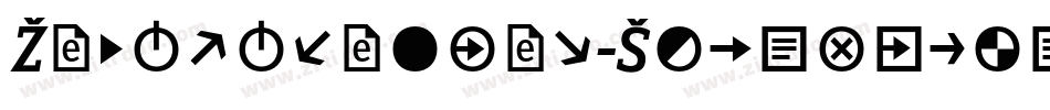 ZineSerifDis-XBoldItalic字体转换