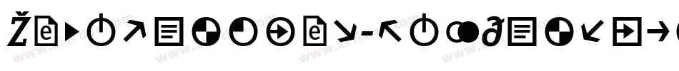 ZineSlabDis-RegularItalic字体转换