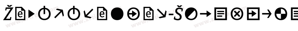 ZineSerifDis-XBoldItalic字体转换