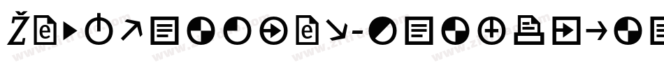 ZineSlabDis-BlackItalicExp字体转换