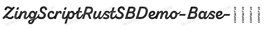 ZingScriptRustSBDemo-Base字体转换