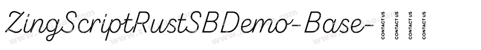 ZingScriptRustSBDemo-Base字体转换