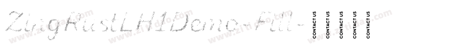 ZingRustLH1Demo-Fill字体转换 ZingRustLH1Demo-Fill字体转换