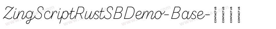ZingScriptRustSBDemo-Base字体转换