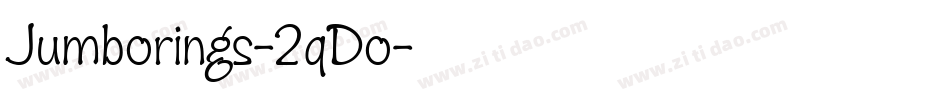 Jumborings-2qDo字体转换