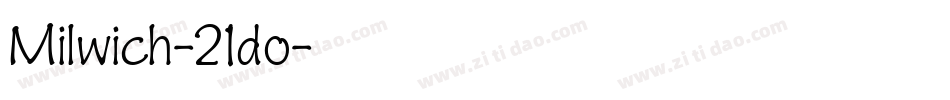 Milwich-21do字体转换