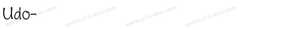 Udo字体转换