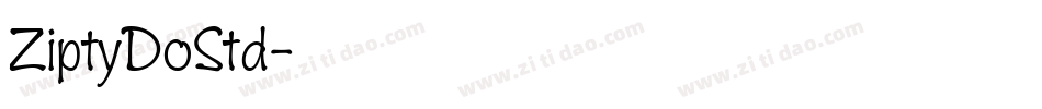 ZiptyDoStd字体转换