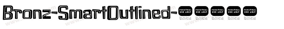 Bronz-SmartOutlined字体转换