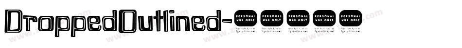 DroppedOutlined字体转换