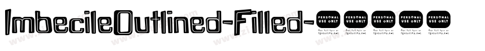 ImbecileOutlined-Filled字体转换