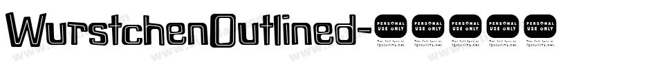 WurstchenOutlined字体转换