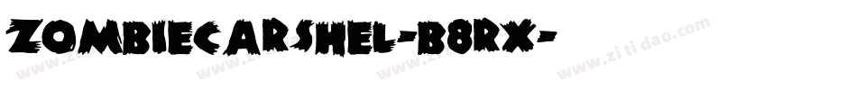 ZombieCarshel-B8rx字体转换