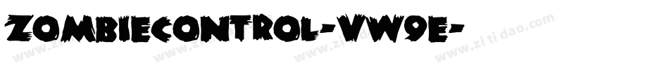 ZombieControl-vw9E字体转换