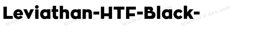 Leviathan-HTF-Black字体转换