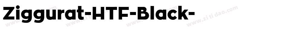 Ziggurat-HTF-Black字体转换