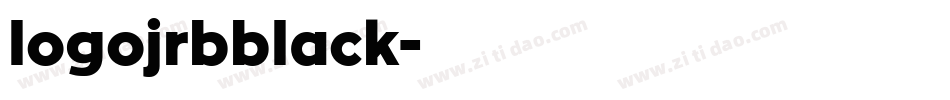 logojrbblack字体转换