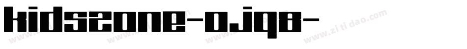 KidsZone-Ojq8字体转换