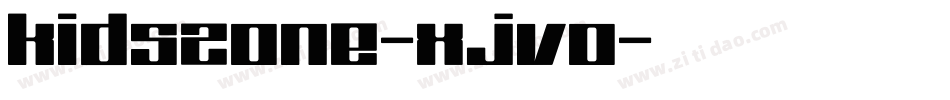 KidsZone-Xjvo字体转换