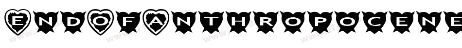 EndOfAnthropocene-Oz23字体转换