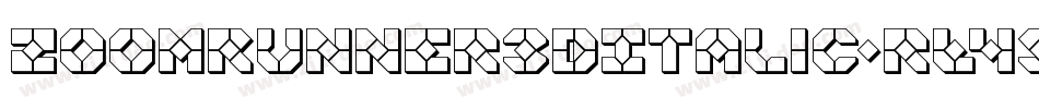 ZoomRunner3DItalic-rL49字体转换