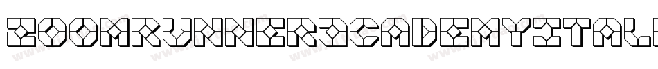 ZoomRunnerAcademyItalic-KLWD字体转换