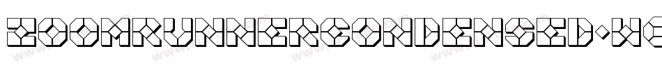 ZoomRunnerCondensed-w0ln字体转换