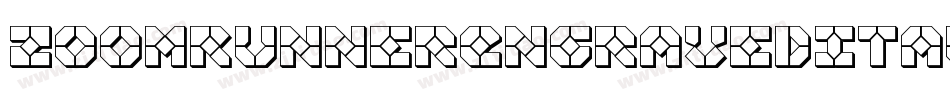 ZoomRunnerEngravedItalic-dRn6字体转换