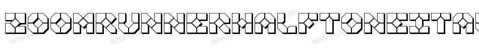 ZoomRunnerHalftoneItalic-4A49字体转换 ZoomRunnerHalftoneItalic-4A49字体转换
