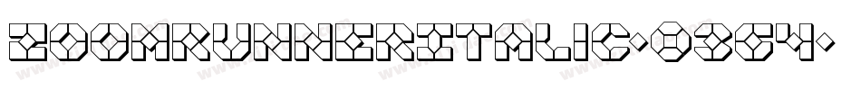 ZoomRunnerItalic-03g4字体转换