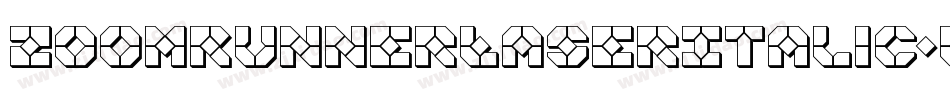 ZoomRunnerLaserItalic-W3oz字体转换 ZoomRunnerLaserItalic-W3oz字体转换