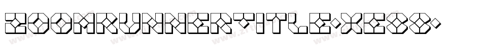 ZoomRunnerTitle-xe88字体转换