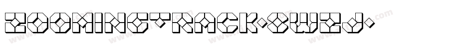 ZoomingTrack-8WZJ字体转换