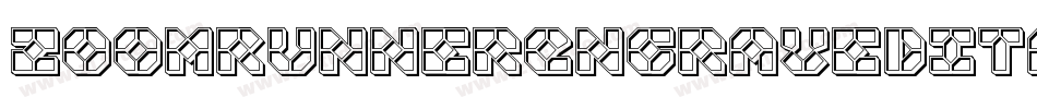 ZoomRunnerEngravedItalic-dRn6字体转换