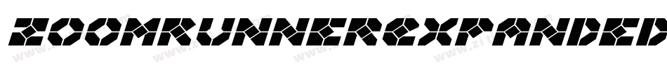 ZoomRunnerExpandedItalic-LXEg字体转换