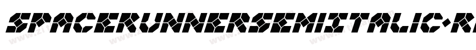 SpaceRunnerSemiItalic-RppzM字体转换